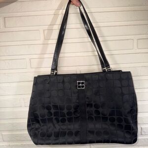 Kate Spade Vintage Black Nylon Shoulder Bag Made in Italy